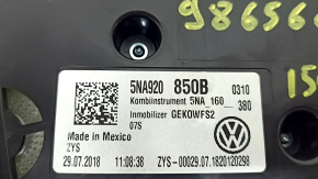 Instrument cluster VW Tiguan 18-21 SEL 159k, scratches