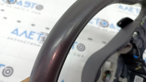 Naked steering wheel Mercedes W167 GLE 350 450 20-23 dark gray leather without heating, with petals, scratches, dents