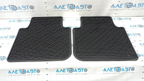 Set of rubber interior mats for 5 seats VW Tiguan 18-24, black, scratches