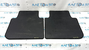 Set of rubber interior mats for 5 seats VW Tiguan 18-24, black, scratches