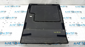 Trunk mat fabric front right VW Tiguan 18-24 black for 3 rows, cracked, needs cleaning