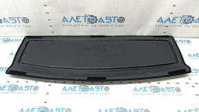 Rear fabric trunk mat for VW Tiguan 18-24, black, for 3 rows, cracked, needs cleaning