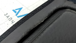 Rear fabric trunk mat for VW Tiguan 18-24, black, for 3 rows, cracked, needs cleaning