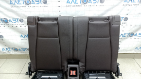 Backrest of the rear row of seats 3rd row Mercedes W167 GLE 350 450 20-23 brown leather, with cup holders and lower frame