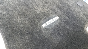 Set of floor mats, fabric, Mercedes W167 GLE 350 450 20-25, dark gray, 3 rows, worn, dry cleanable