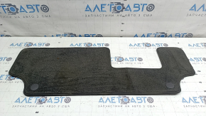 Set of floor mats, fabric, Mercedes W167 GLE 350 450 20-25, dark gray, 3 rows, worn, dry cleanable