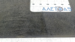 Set of floor mats, fabric, Mercedes W167 GLE 350 450 20-25, dark gray, 3 rows, worn, dry cleanable