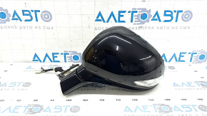 Left side mirror assembly Hyundai Santa FE 21-23 10 pins, BSM, heated, turn signal, backlight, black