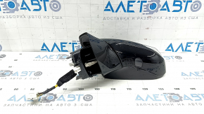 Left side mirror assembly Hyundai Santa FE 21-23 10 pins, BSM, heated, turn signal, backlight, black