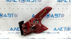 Left outer wing light Hyundai Santa FE 21-23 halogen, with cover