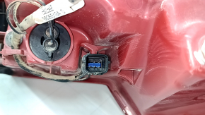 Left outer wing light Hyundai Santa FE 21-23 halogen, with cover