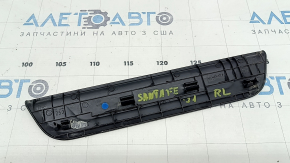 Rear left outer door sill trim Hyundai Santa FE 19-23 black