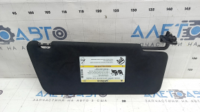 Left visor Mercedes W167 GLE 350 450 20-26 black Alcantara, without hook, scratches on markings