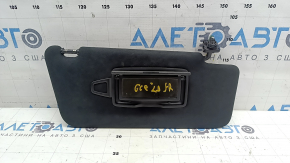 Right visor Mercedes W167 GLE 350 450 20-25 black Alcantara, without hook