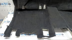 Rear floor covering Mercedes W167 GLE 350 450 20-23 dark gray, under 3 rows, for cleaning