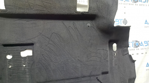 Rear floor covering Mercedes W167 GLE 350 450 20-23 dark gray, under 3 rows, for cleaning