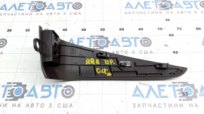 Rear right seat trim, side right front, 2nd row, Mercedes W167 GLE 350 450 20-23, brown, scratches