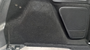 Right arch trim for Honda CRV 20-22 hybrid, black, for subwoofer, needs cleaning, dented, worn, mesh fasteners are torn off