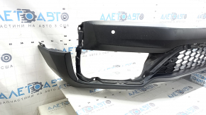 Front bumper lip Honda CRV 20-22 structure, for parking sensors, non-standard holes, cracked