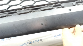 Front bumper lip Honda CRV 20-22 structure, for parking sensors, non-standard holes, cracked