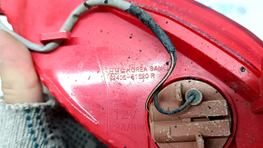 Right rear bumper light Hyundai Santa FE 21-23 connector at the bottom, broken connector mount