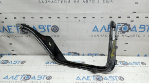 Front bumper molding right Honda CRV 20-22 Touring, gray gloss with chrome