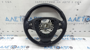 Naked steering wheel Honda CRV 20-21 hybrid leather, black, heated, with rear pad, scratches