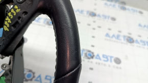 Naked steering wheel Honda CRV 20-21 hybrid leather, black, heated, with rear pad, scratches