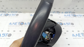 Naked steering wheel Honda CRV 20-21 hybrid leather, black, heated, with rear pad, scratches