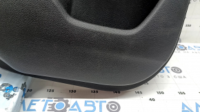 Door trim, rear left, Honda CRV 17-22, black and gray, armrest and insert, gray leather, molding under the wood, under the tweeter, scratches