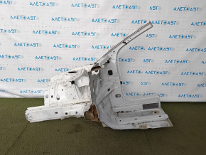 The front right quarter of the Mercedes CLA 14-19 is sawn off, white