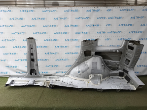 Quarter wing rear right Hyundai Santa Fe 24-26 sawed off, with central pillar, white, dented