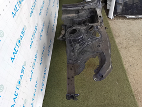 Front left quarter of Audi A6 C8 19-23 sawed off, with central pillar, blue