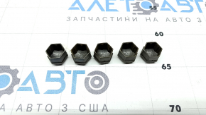 Wheel bolt cap plug 5 pcs. Audi Q3 8U 15-18 gray
