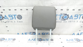 Headrest 2nd row left Honda CRV 17-22 gray leather, dry cleanable