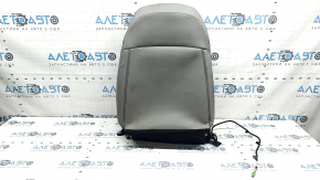 Honda CRV 17-22 driver's seat back upholstery, gray leather, perforated and heated, dry-cleanable