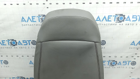 Honda CRV 17-22 driver's seat back upholstery, gray leather, perforated and heated, dry-cleanable