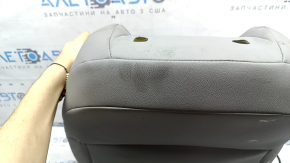 Honda CRV 17-22 driver's seat back upholstery, gray leather, perforated and heated, dry-cleanable