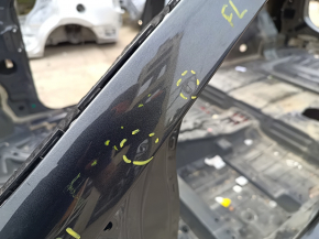 Front left quarter panel Hyundai Santa FE 21-23 on the body, graphite, bumps