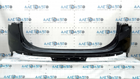Rear bumper bare upper part Hyundai Santa FE 21-23 graphite, scratch, cracks in fasteners