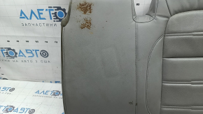 Left rear seat cushion for Honda CRV 20-22, grey leather, dry-cleanable