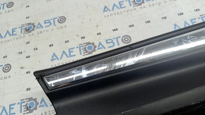 Lower rear right door trim for Honda CRV 17-22 Touring, structure with chrome molding, scratches, dented