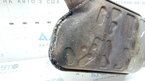 The rear muffler with barrel and middle part of the Audi Q3 8U 15-18 AWD is rusty