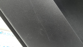 Door trim, rear right card, Hyundai Santa FE 21-23, black, under the curtain, with a lining, insert and armrest, black leather, scratches, needs cleaning