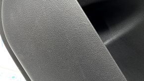 Door trim, rear right card, Hyundai Santa FE 21-23, black, under the curtain, with a lining, insert and armrest, black leather, scratches, needs cleaning