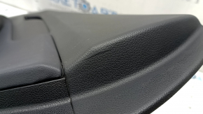 Door trim, rear right card, Hyundai Santa FE 21-23, black, under the curtain, with a lining, insert and armrest, black leather, scratches, needs cleaning