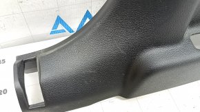 Lower left center pillar trim Hyundai Santa FE 21-23 black, scratches