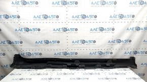 Left threshold Toyota Camry v55 15-17 usa black, with absorber, scratches, dented, cracked, broken fasteners
