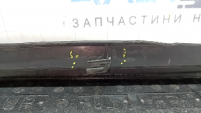 Left threshold Toyota Camry v55 15-17 usa black, with absorber, scratches, dented, cracked, broken fasteners