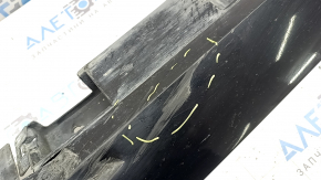 Left threshold Toyota Camry v55 15-17 usa black, with absorber, scratches, dented, cracked, broken fasteners